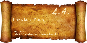Lakatos Aura névjegykártya